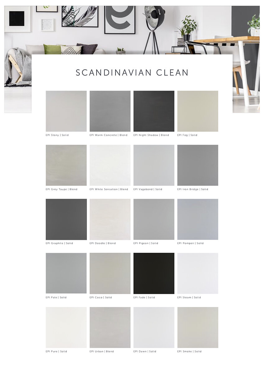 resin flooring scandinavian clean colours